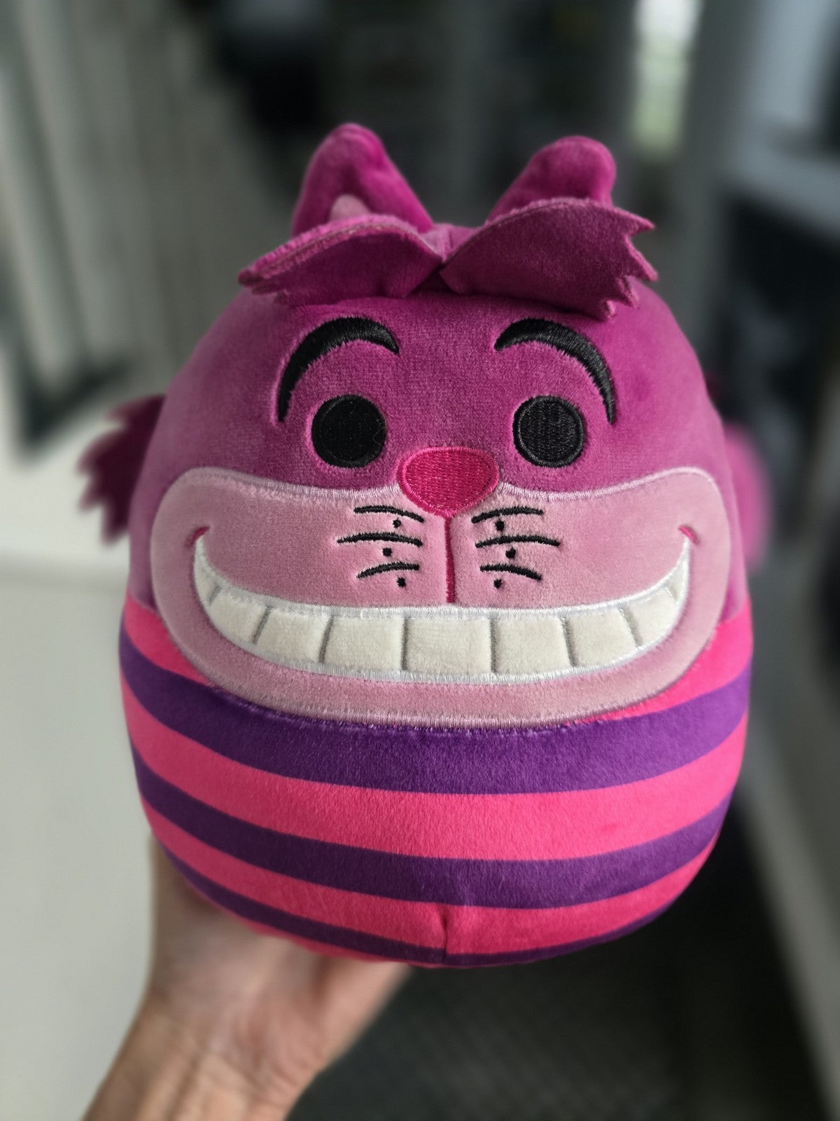 Squishmallow Cheshire Cat Plush 8” – Disney Alice in Wonderland Stuffed Animal