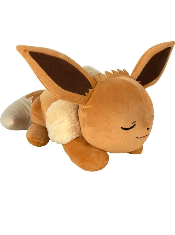Jazwares Pokemon Sleeping Eevee Plush 23" NEW W/O Tags