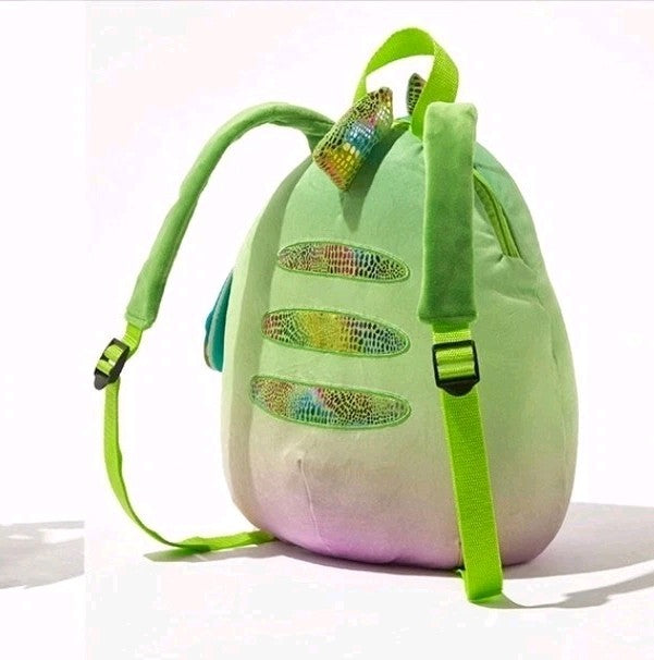 Squishmallow Denton Chameleon Backpack Plush