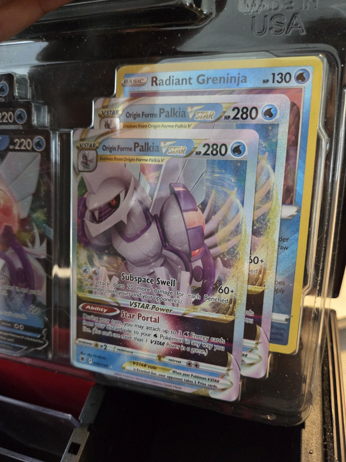 Origin Forme Palkia VSTAR Bundle – 2x CGC 10 + Competitive Deck Core – Pokémon V