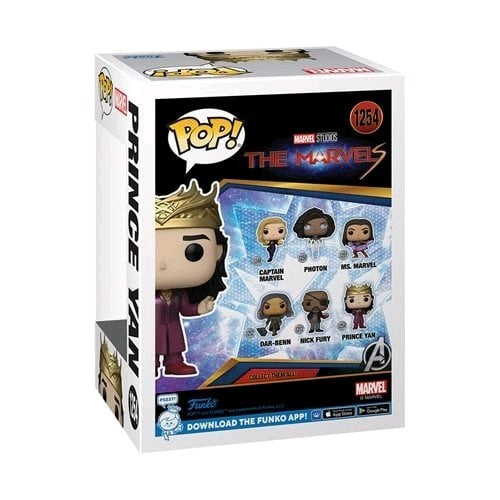 Funko Pop! Marvels Wave 2 Lot – Dar-Benn, Nick Fury & Prince Yan Vinyl Figures