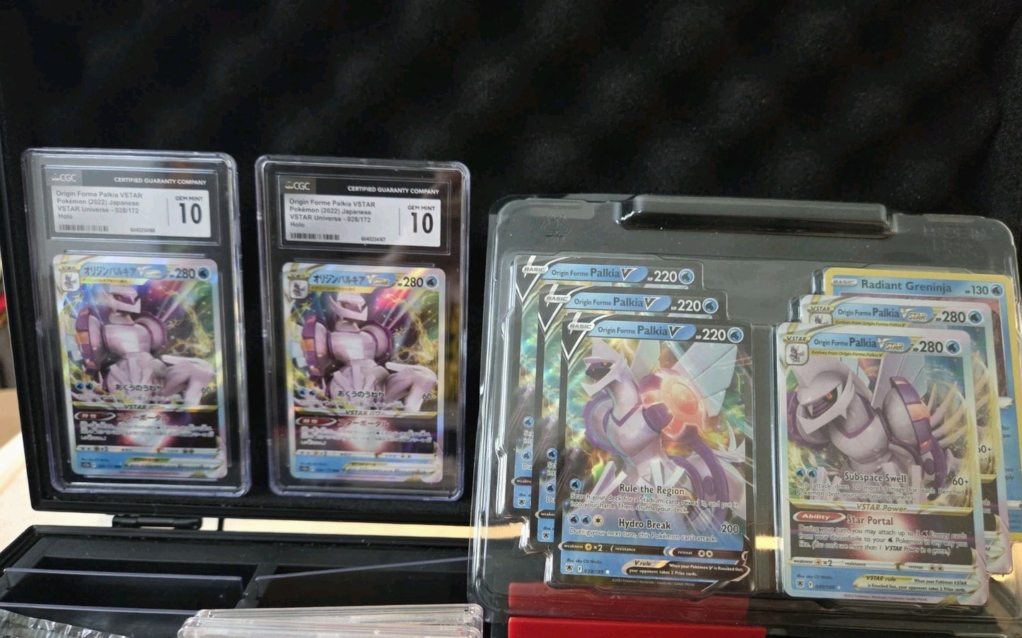 Origin Forme Palkia VSTAR Bundle – 2x CGC 10 + Competitive Deck Core – Pokémon V
