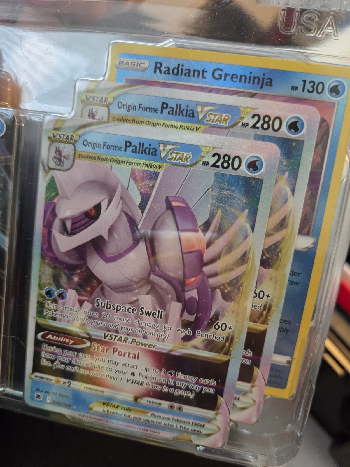 Origin Forme Palkia VSTAR Bundle – 2x CGC 10 + Competitive Deck Core – Pokémon V