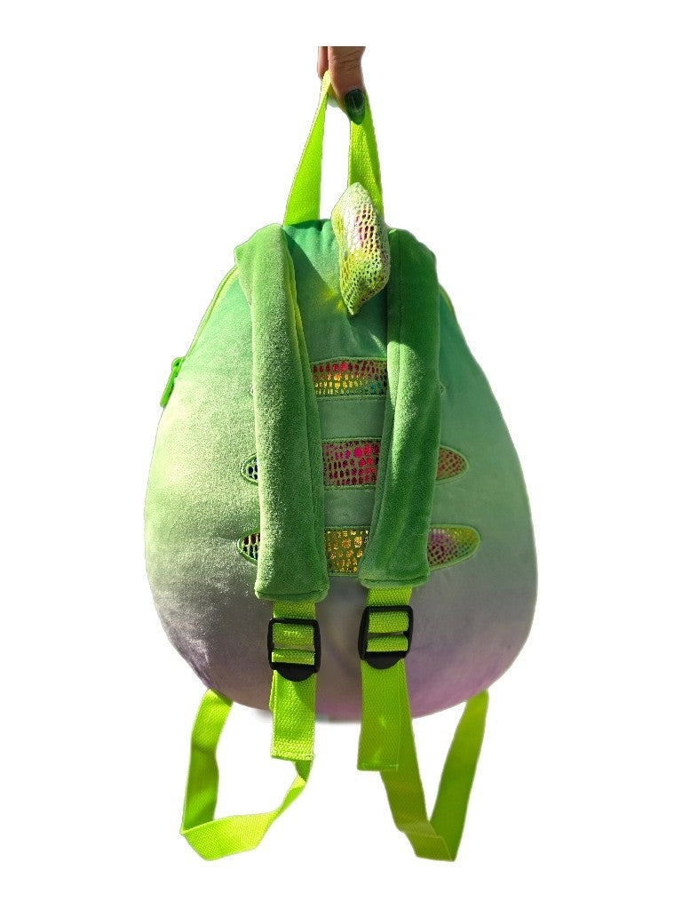 Squishmallow Denton Chameleon Backpack Plush