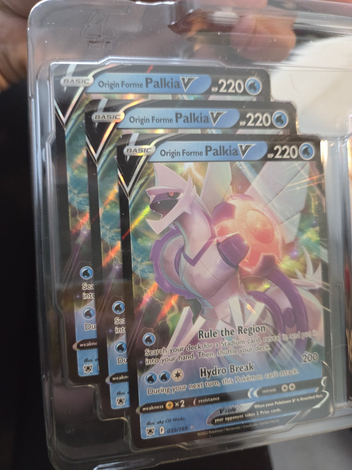 Origin Forme Palkia VSTAR Bundle – 2x CGC 10 + Competitive Deck Core – Pokémon V
