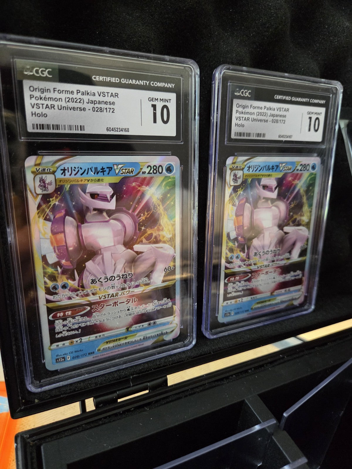 Origin Forme Palkia VSTAR Bundle – 2x CGC 10 + Competitive Deck Core – Pokémon V
