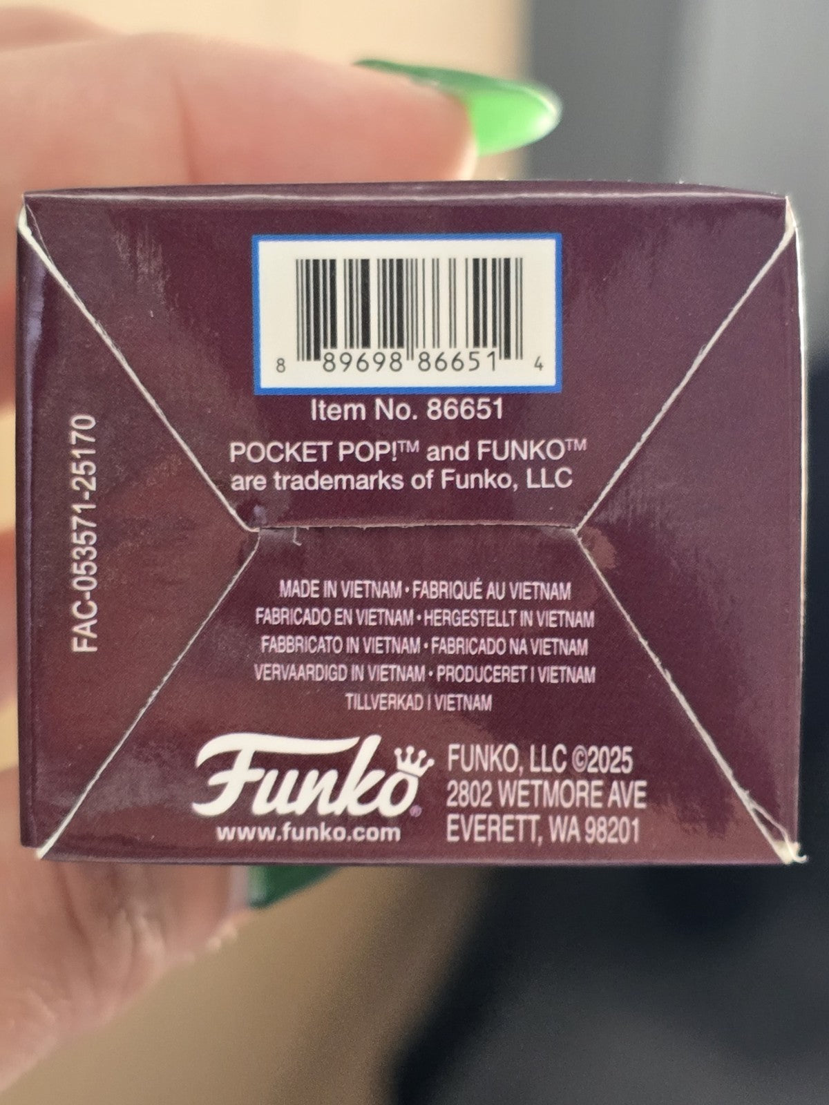 Funko Pocket Pop! Marvel Zombies Captain America Keychain – New Vinyl Figure