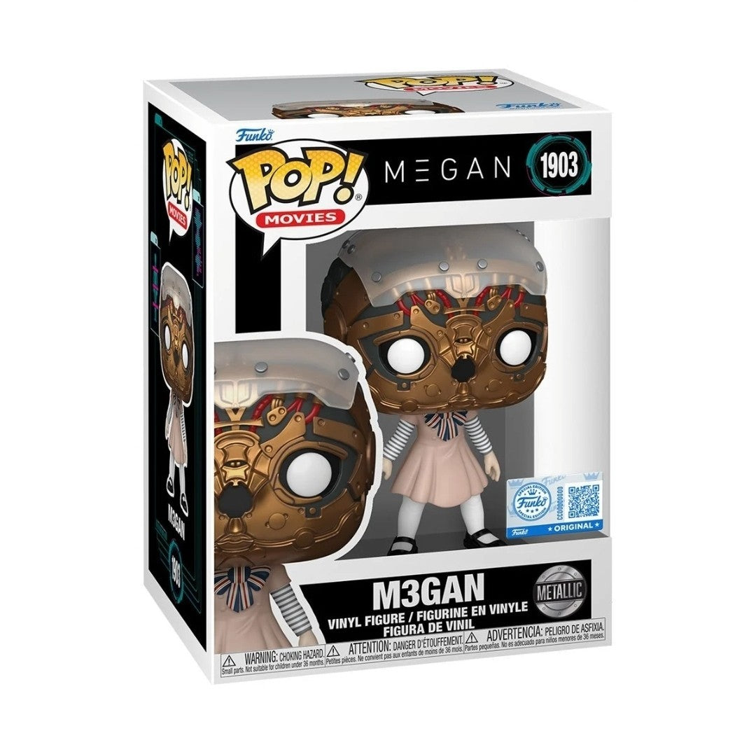 Funko Pop! Movies M3GAN #1903 – Metallic Special Edition Exclusive Vinyl Figure