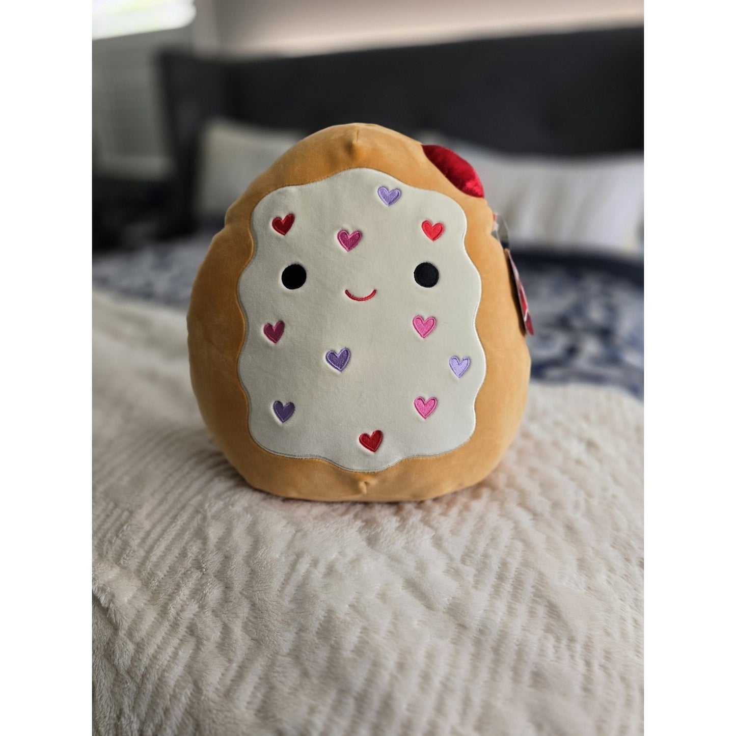 Squishmallow Danka Toaster Pastry Plush 12” 2024 Valentine’s Hearts NWT