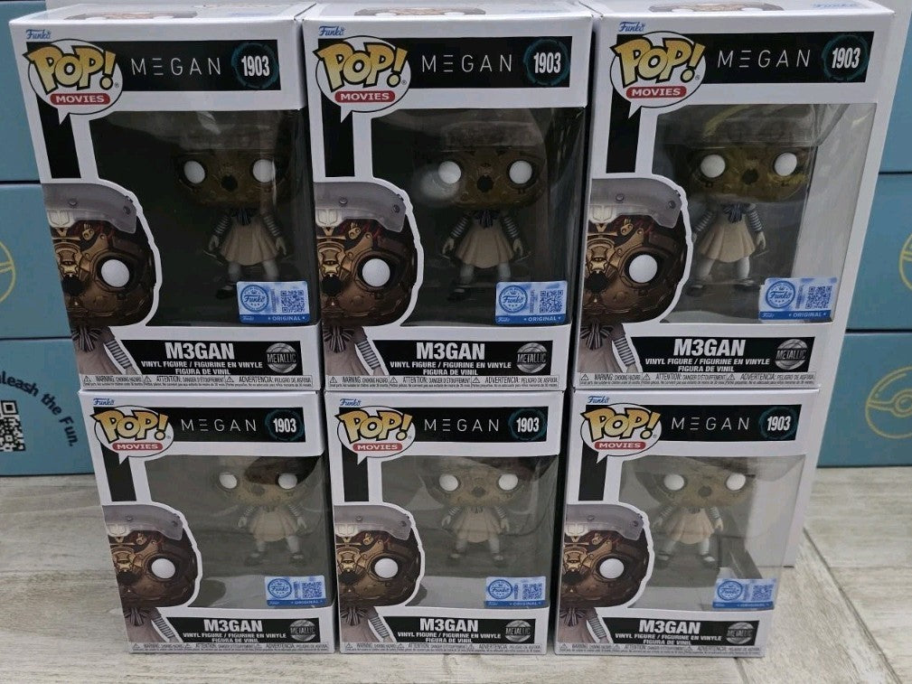 Funko Pop! Movies M3GAN #1903 – Metallic Special Edition Exclusive Vinyl Figure