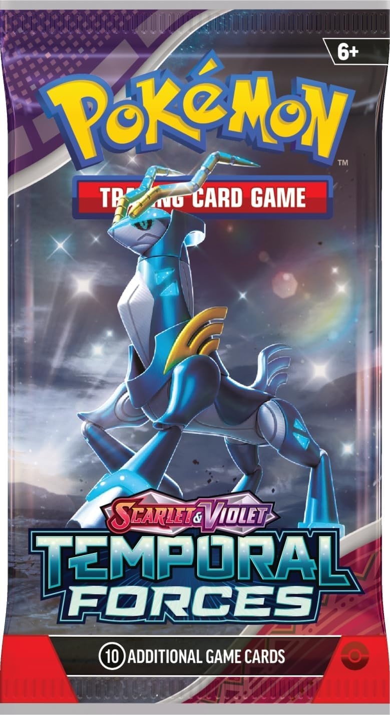 Pokémon TCG Scarlet & Violet Temporal Forces Elite Trainer Box – Iron Leaves