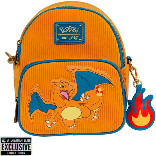 🔥Pokémon Loungefly Charizard Exclusive Mini Backpack – Entertainment Earth Limited Edition