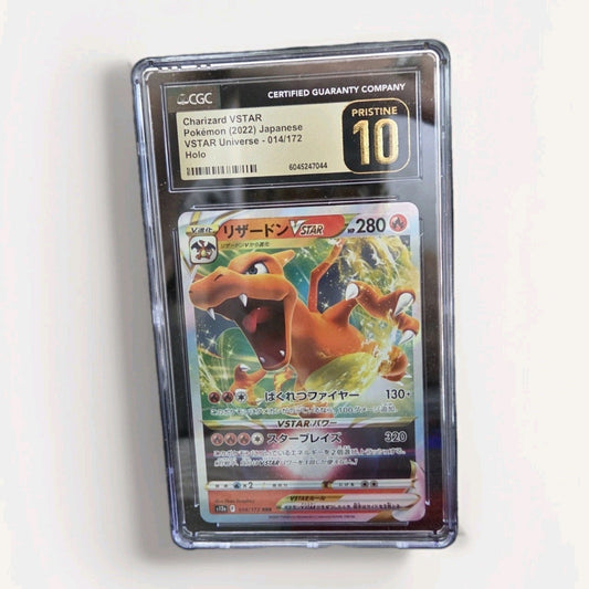 Charizard VSTAR CGC 10 Pristine – Japanese 014/172 VSTAR Universe Holo