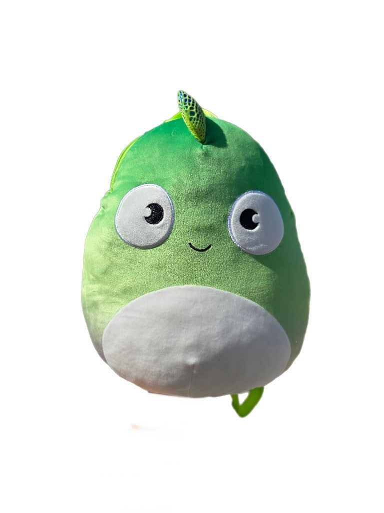 Squishmallow Denton Chameleon Backpack Plush