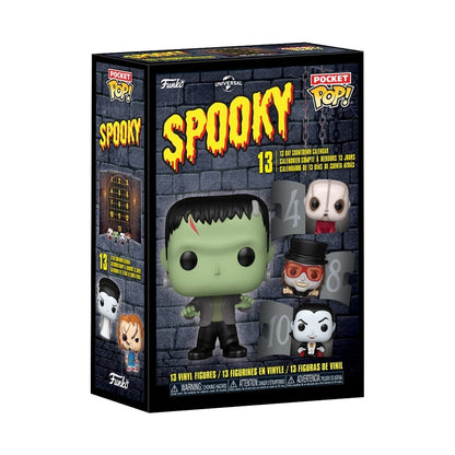 Funko Pocket Pop! Spooky 13-Day Countdown Calendar Horror Universal Monsters Set