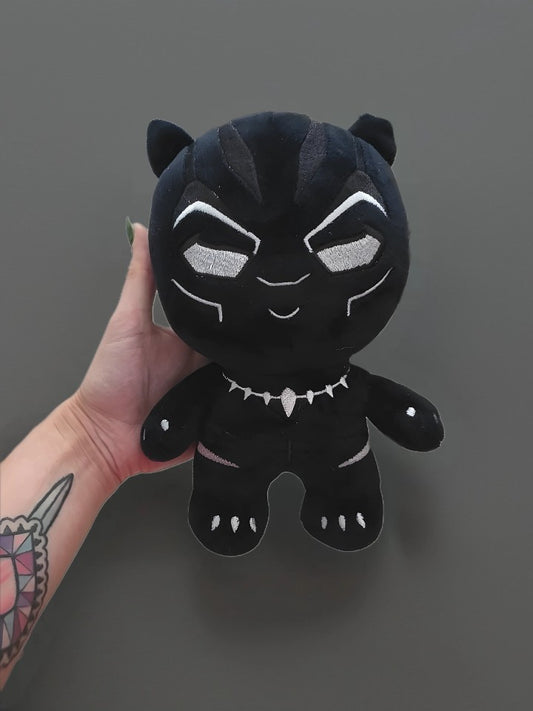 Marvel Black Panther Plush Toy – Superhero Stuffed Animal Figure Collectible
