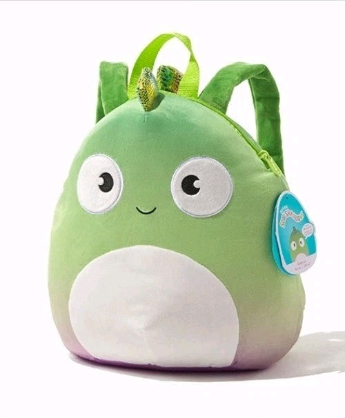 Squishmallow Denton Chameleon Backpack Plush