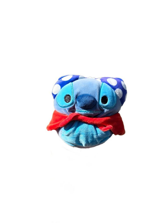 Disney Squishmallow Stitch Plush 8” Wave Squad Hero Costume – Used No Tags