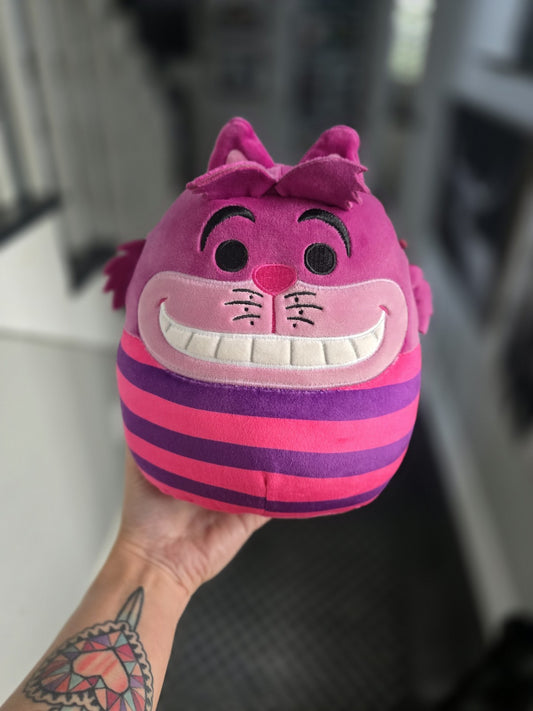 Squishmallow Cheshire Cat Plush 8” – Disney Alice in Wonderland Stuffed Animal